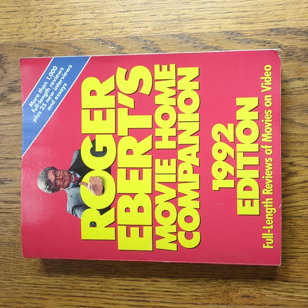 Vintage Roger Ebert's Movie Home Companion 1992 Edition Paperback Book Review